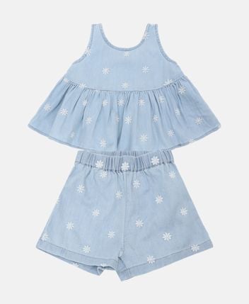 Top and shorts set