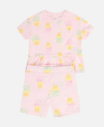 Top and shorts set