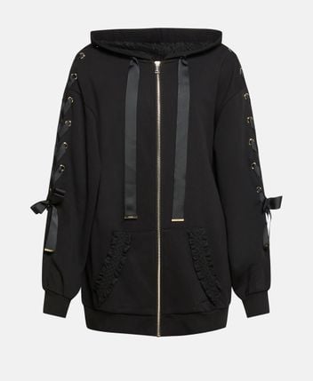 Hooded sweat jacket