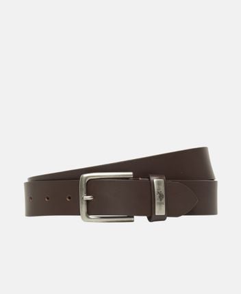 Leather belt Silver Lake
