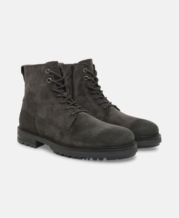 Lace-up ankle boot