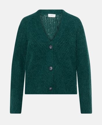 Wool-blend cardigan