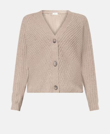 Wool-blend cardigan