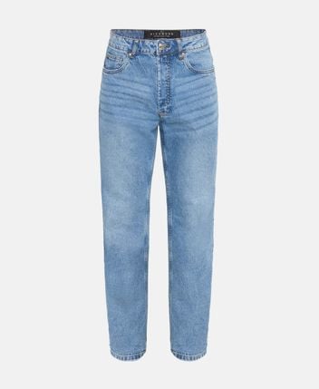 Straight-leg jeans