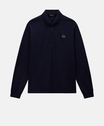 Long-sleeved polo shirt