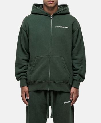 Hooded sweat jacket
