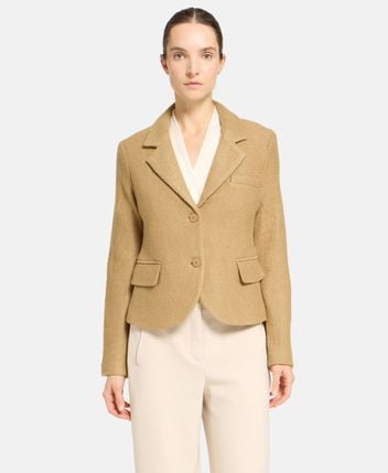 Wool-blend blazer