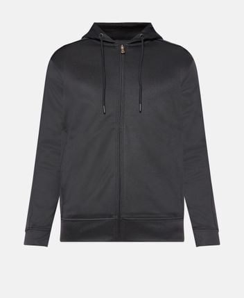 Hooded sweat jacket