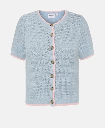 Short-sleeved cardigan
