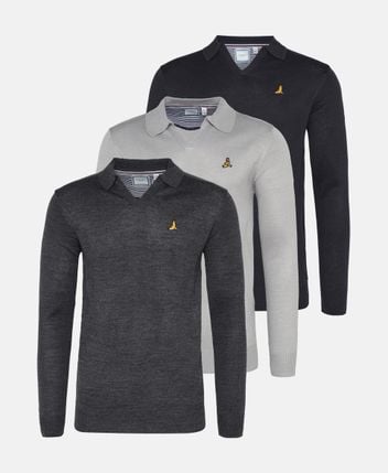 Polo shirts, pack of 3 Chelm