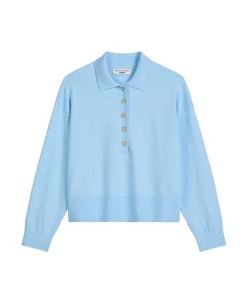 Knitted polo shirt