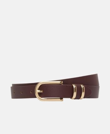 Leather belt