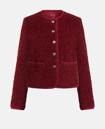Faux fur jacket