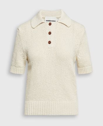 Knitted polo shirt