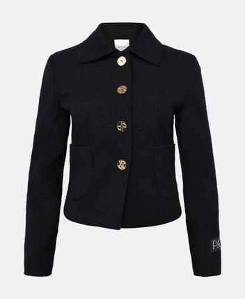 Linen-blend jacket