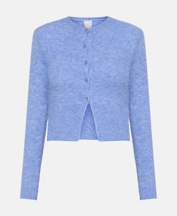 Wool-blend cardigan