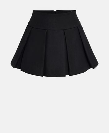 Wool-blend skirt