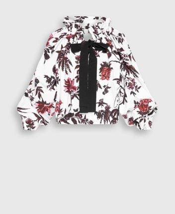 Long-sleeved blouse