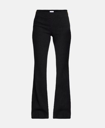 Linen-blend trousers