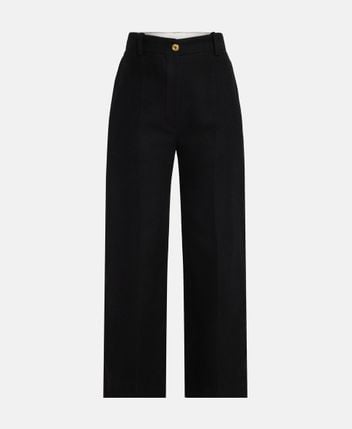 Wool-blend trousers