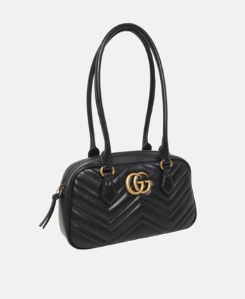 Leather shoulder bag