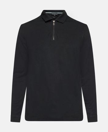 Long-sleeved polo shirt