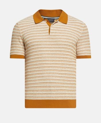 Knitted polo shirt