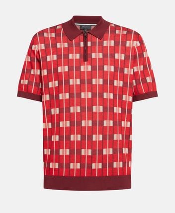 Knitted polo shirt