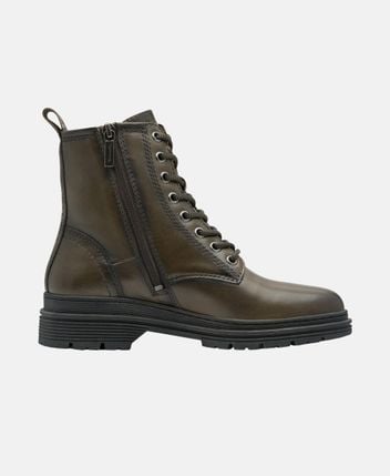 Lace-up ankle boot