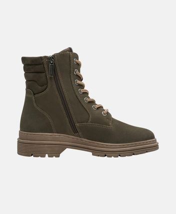 Lace-up ankle boot