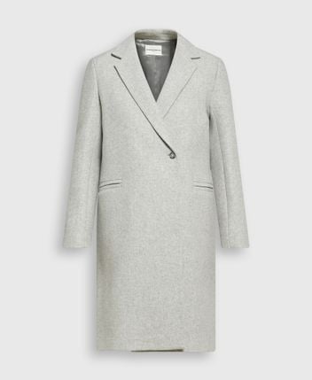 Wool-blend coat