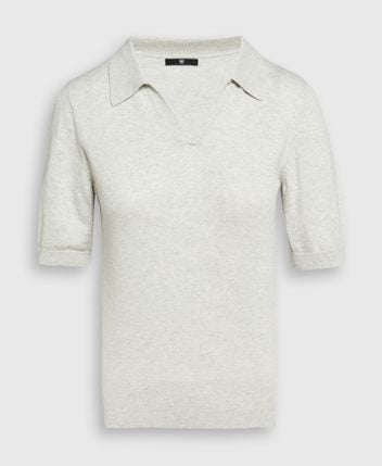 Knitted polo shirt