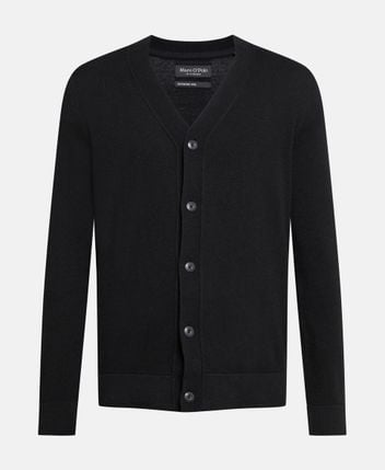 Wool-blend cardigan