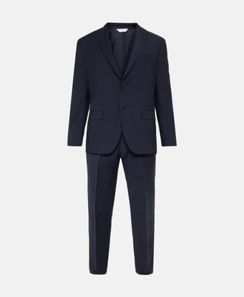 Wool-blend suit