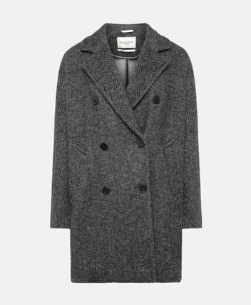 Wool-blend coat
