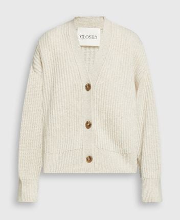 Wool-blend cardigan