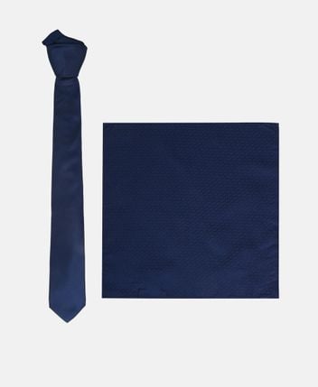 Silk tie and pocket square