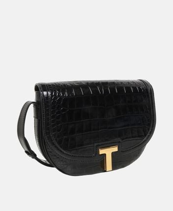 Leather cross body bag