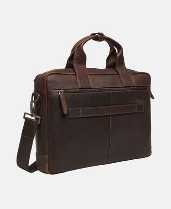 Leather business bag Charles
