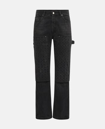Straight leg jeans Debossed Ma Quad