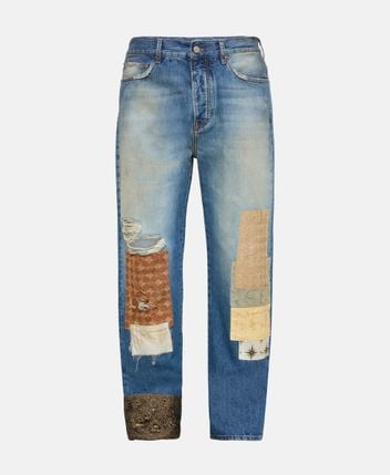 Straight leg jeans