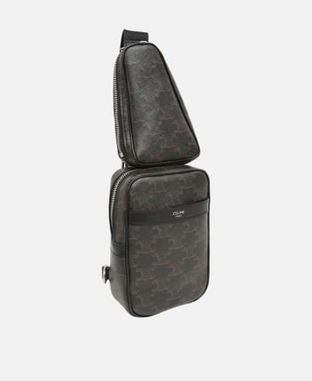 Leather cross body bag Triomphe