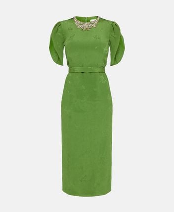 Silk-blend dress Crinckle