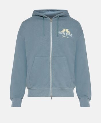 Hooded sweat jacket