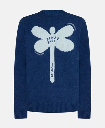 Wool pullover Dragonfly