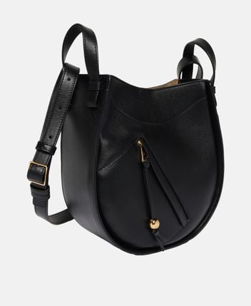 Leather shoulder bag Hammock Slice
