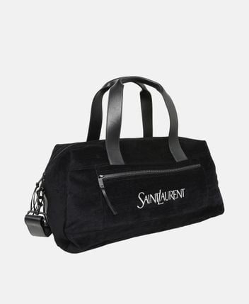 Leather duffle bag