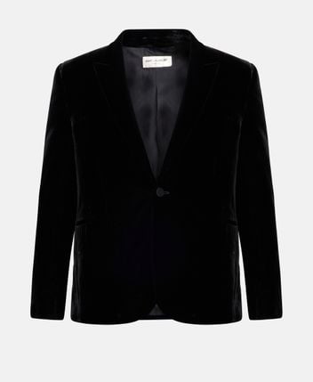 Velvet suit jacket