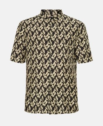 Silk-blend shirt