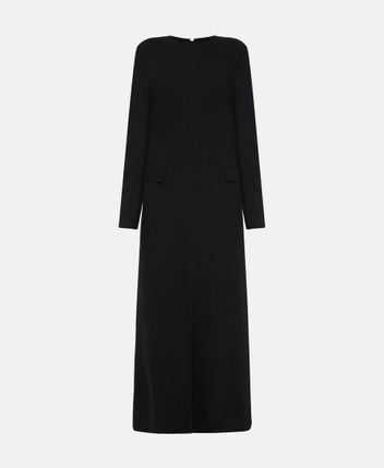 Wool-blend dress